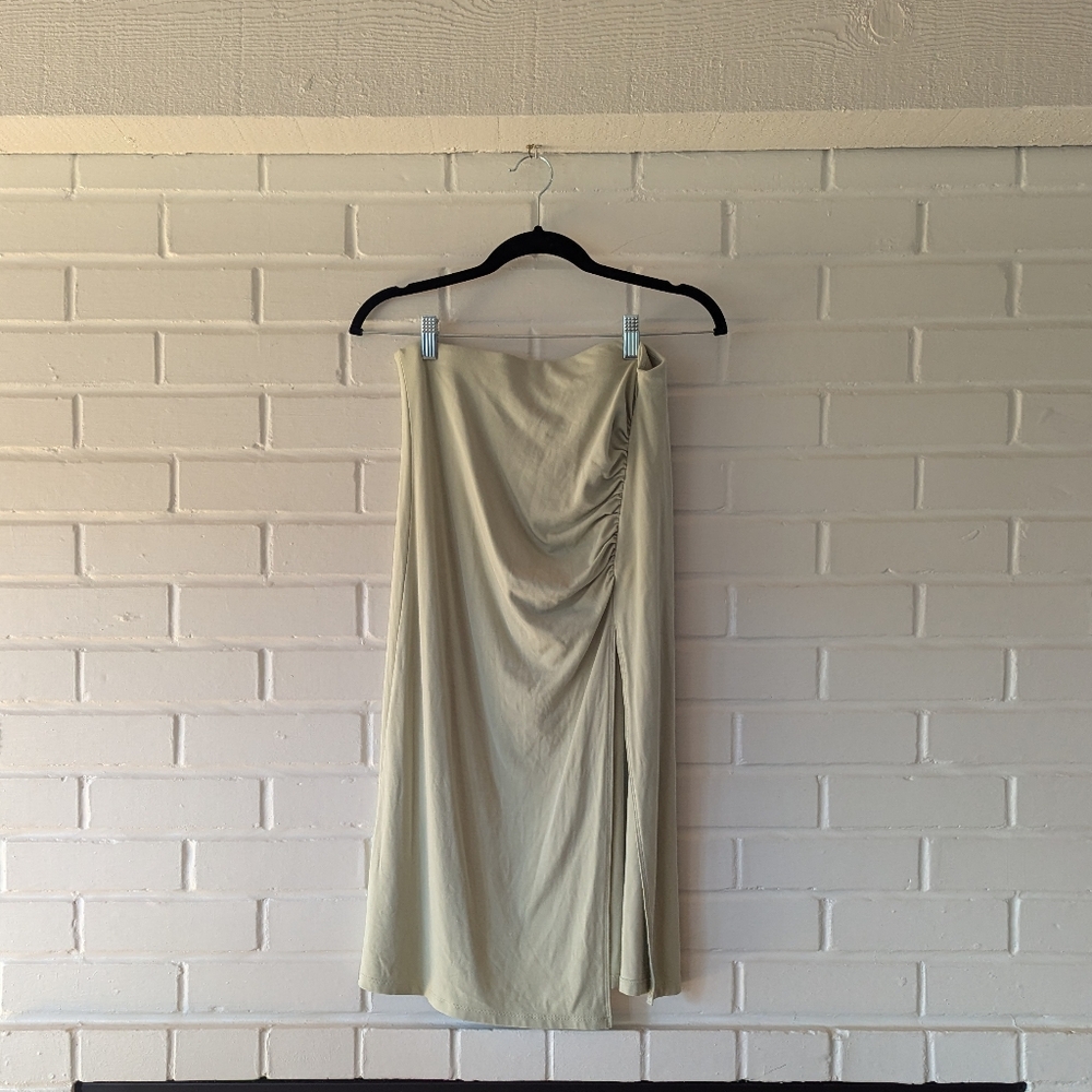 Wilfred Green Split Skirt